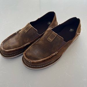 Ariat Cruiser loafer men’s size 12 (D width) Rough Oak color (dark brown)